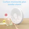 2 in 1 Version WiFi Function Smoke Detector Sensor Carbon Monoxide Co Gas Detector Smoke Fire Sound Alarm