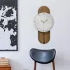 Zegarki ścienne Nowoczesne analogowe ciche zegar cichy ruch do biurowego salonu ozdoby loftu