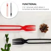 Disposable Flatware Chopsticks Spoon Portable Tableware Multifunctional 2 1 Plastic 2-in-1 Fork