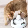 Interaktiv Pet Cat Toy Dog Feeding Plate Game Predator Bowl Puzzle Slow Food Training USB Laddning Katter Leveranser 240314