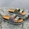 スリッパスリッパグリアー女性サマーサンダル2022 FASION BLING MEMANDY COLOR FLIP FLOPS BEAC FLAT SOES OUTDOORH24032642T8