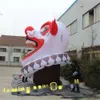 wholesale 4 m 13ft High Giant Inflatable Balloon Clown Skull Mascots With Strip For Halloween Nightclub Decorations