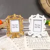 Frames Retro Bloemen Po Frame Desktop Foto Ornament Kleine Houder Prop Bruiloft Home Decor Cadeau