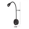 Wall Lamp Flexible Gooseneck Tube Led Light 360 Degree Rotation Sconce Indoor Lighting For Bedroom Reading Bathroom