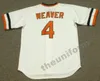 BROOKS ROBINSON CAL RIPKEN DAVE McNALLY DAVEY JOHNSON DENNIS MARTINEZ DOUG DeCINCES EARL WEAVER EDDIE MURRAY Throwback honkbalshirt voor heren, 1969-2001, S-5XL