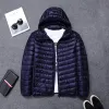 2024 New High-grade Men's White Duck Down Light Down Jacket Men's Short Hooded Men's Autumn Winter Lightweight Oversized Coat Z0l8#