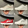 Fashion Top Designer Cinese Giappone Schema coreana stile Casual Red Sta Men Women White Trainer Sports Sneakers Mocassini da uomo in perdita