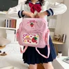 Sacs à dos Rose fille broderie Stberry enfants cartable étudiant filles cadeau d'anniversaire dessin animé enfants sac à dos livraison directe bébé Ki Dhvps