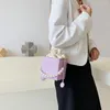 Totes Pearl Crossbody Bag Leisure All-match Length Adjustable Shoulder PU Leather Handbag Daily Life