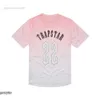 Trapstar London streetwear T-shirt voor heren, gratis hiphop roze oversized jersey met korte mouwen