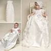 Vintage Baby Girl Dress Baptism Birthday Party Wedding Christening Infant Lace baptism Gown Handcrafted Heirloom gown Set 240322