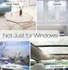 Autocollants de fenêtre Film confidentialité 3D décoratif statique autocollant Non adhésif teinté amovible décalcomanies en verre