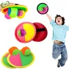 Set Kids Sucker Sticky Ball Toy Deportes al aire libre Catch Ball Game Set Lanzar y atrapar juguetes interactivos al aire libre para padres e hijos WYW 240327