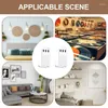 Decorative Plates Acrylic Record Holder Wall Display Clear Creative Shelf Mount Hangers For Home Decor