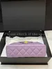 12a nuovissimo designer di qualità a specchio Mini borsa per la spesa da donna Borsa trapuntata da donna con maniglia Luxurys maniglia borsette Purple Crossbody Chain Borse con scatola
