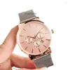 Relógios de pulso Mulheres Moda Rosa Relógio de Pulso Luxo Top Marca Quartz M Tipo Relógio Relogio Feminino Montre Femme