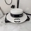 Hoeden met brede rand Emmerhoeden Heren Dames Canvas Hoeden met brede rand Emmerhoeden Ontwerpers Caps Hoeden Dames Passende pet Mode Fedora Letter Streep Heren Pet Muts Bonnet