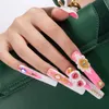 hete verkoop slijtage nagel valse nagels nepnagels heel mooi prachtig origineel ontwerp van gesneden kristalstijl voor hete meiden