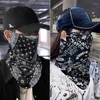 Scarves 1Pc Fashion Punk Sunscreen Mask For Men Women Summer Face Neck UV Protection Ear Scarf Hip Hop Outdoor Sports Cycling Bandana Sc