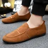 Casual Shoes 2024 Spring Autumn Men's Fashion Breathable Walking Outdoor Soft Bottom Loafers Slip-on Sneakers For Men