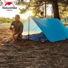 الخيام والملاجئ NatureHike 15D Nylon Camping Shelter مقاومة للماء محمولة Ultralight Camping المشي لمسافات طويلة في الهواء الطلق Tent24327