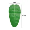 Decorative Flowers 5PCS Large Artificial Banana Leaves Home Decor Festive Wedding Tropical For Hawaiian Luau Party PVC Props