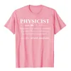 Physicist Definition Wizard Scientist Physics T-Shirt Funny Cotton T Shirts For Men Design Tops Tees Plain Cool 240323