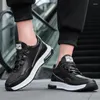 Casual Shoes Man orygine skórzane trampki windy Wzrost wysokości dla mężczyzn wkładka 6 cm biała czarna moda sportowa