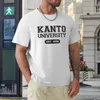 Kanto University T-Shirt hippie roupas meninos camisetas brancas camisetas personalizadas projete seus próprios homens lg manga camisetas u7IT #