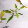 Masa bezi yaz çiçek dikdörtgen masa örtüsü tatil parti dekorasyonları yeniden kullanılabilir su geçirmez kapaklar mutfak yemek dekor