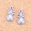 80pcs Antique Silver Plated Bronze Plated double sided pineapple Charms Pendant DIY Necklace Bracelet Bangle Findings 19 9mm2580