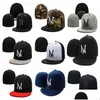 Ballkappen 24 Stile Ny Letter Baseball Sunsn Männer oder Frauen Sport Casquette Bone Aba Reta FL Closed Fitted Hats Drop Delivery Mode AC OTSCD