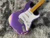 ST la guitare électrique de couleur violette, l'ancienne, vente directe d'usine, personnalisée, livraison gratuite