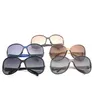 Big Cat Eye Triangle نظارات شمسية مثير للسيدات العلامة التجارية عتيقة اللون اللطيف العدسة الحمراء المستقطبة.