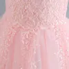 Glitter Flower Girl Sukienka cekin frezing na przyjęciu suknia szampana elegancka dzieciak 240312