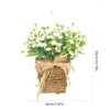 Decoratieve bloemen Langdurige lente zomer voordeur decors Kwaliteit kunstbloemenmand