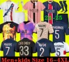 Nouveau 2020 2021 kit adulte et enfants maillot PSG 2020 2021 mbappe VERRATTI CAVANI DI MARIA MAILLOT DE FOOT maillot de football enfant Paris enfant