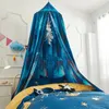 Battilo Bed Canopy Bed Curtain Mosquito Net Childrens Tent Round Dome Hanging Indoor Castle Play Tent Kid Room Decora 240315