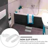Tappetini da bagno 24 pezzi Strisce di sicurezza Adesivi per vasche da bagno antiscivolo Lettere adesive Pedate Bambino