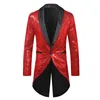 Fiable New Men's Lantejoulas Hot Stam Disco Cosplay Party Stage Nightclub Brilhante Cool Performance Carnaval Stage Wear k4SJ #