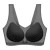 Sutiãs bralette confortável sem costura gelo seda para mulheres push up beleza volta profunda v roupa interior ultra fino durante todo o dia