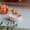 Bougeoirs porte-animaux mignon 3D bougie chauffe-plat pour la décoration de la maison ornements cadeaux décoratifs amis fête d'anniversaire
