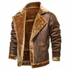 Мужская осенне-зимняя куртка из искусственной кожи, новая толстая кожаная куртка большого размера Veet, молодежная куртка из искусственной кожи, пальто M7sa #
