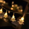 パーティーデコレーション10PCS/ロットメリークリスマスカラフルな暖かい木LEDストリングナイトライトランプクリスマスギフト