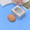 Baking Moulds 3D Brain Silicone Fondant Molds DIY Resin Chocolate Mold Cake Decorating Tools Kitchen Accessories