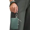 Lüks kadın lu çift kese bileklik debriyaj çantası erkekler yüksek kaliteli tasarımcı cüzdan kart tutucular madeni para cüzdanlar anahtar çantası moda küçük naylon anahtar cüzdanlar pasaport tutucular