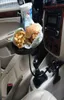 Portabicchieri regolabile per auto Bevanda Bottiglia di caffè Accessori per organizer Vassoio per alimenti Tavolo per automobili per hamburger Patatine fritte8814556