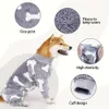 New Winter Pamas for Pets, Jumpsuit, Home Clothes, Anti-shedding Pamas, Dog Warm and Soothing Clothing