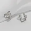 Hoop Huggie Modischer und einfacher unregelmäßiger herzförmiger Ohrclip für Damen-Ohrringe aus nicht perforiertem Silikon, koreanische Ohrringe, Party-Schmuckgeschenke 24326