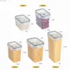 Opslagflessen Potten Luchtdichte voedselopslagcontainers met deksel Pantry-organizer Granendispenser Granencontainers Voedselopbergdoos Keukenorganizer 240327